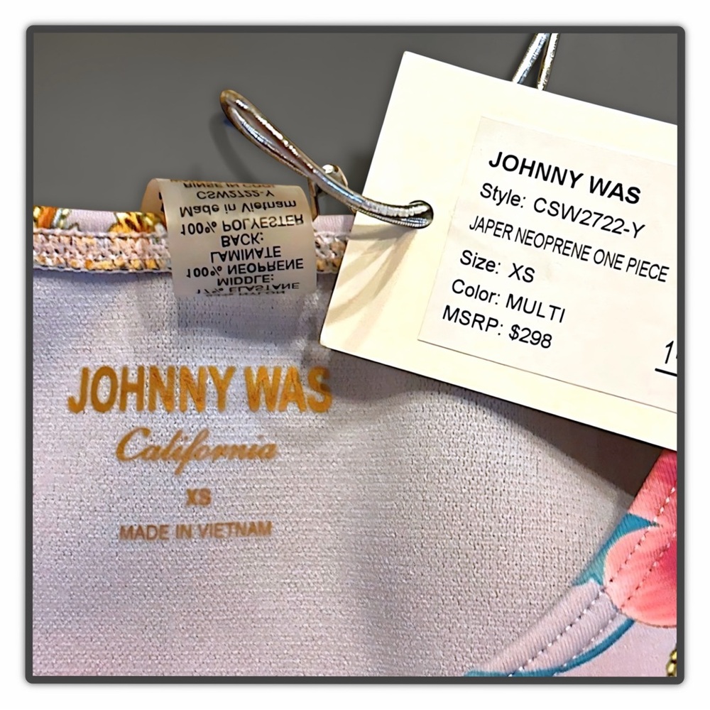 NWT Johnny Was Japer Neoprene One Piece Swimsuit - Picture 6 of 16